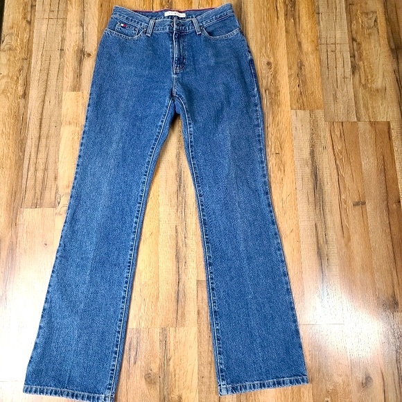 WOMENS VINTAGE HGH RISE TOMMY HILFIGER BOOTCUT JEANS - Picture 3 of 13